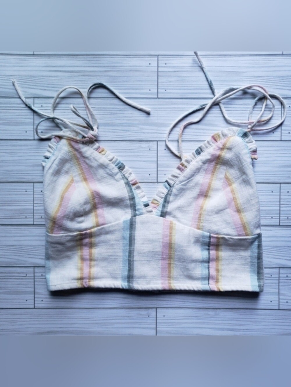 Billabong x The Salty Blonde New Moves Matching Set Medium/31 Coastal Striped - Picture 4 of 6